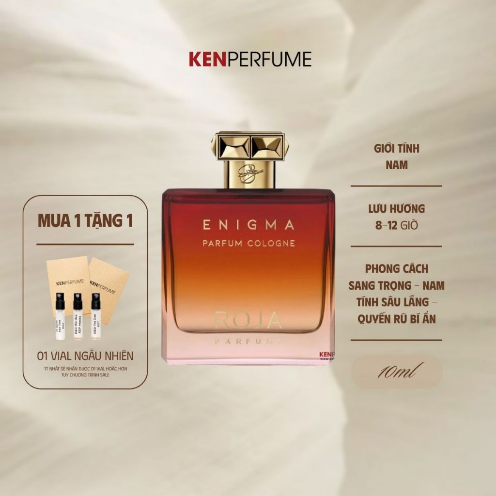 10ML Enigma Cologne | Nước Hoa Nam | Ken Perfume
