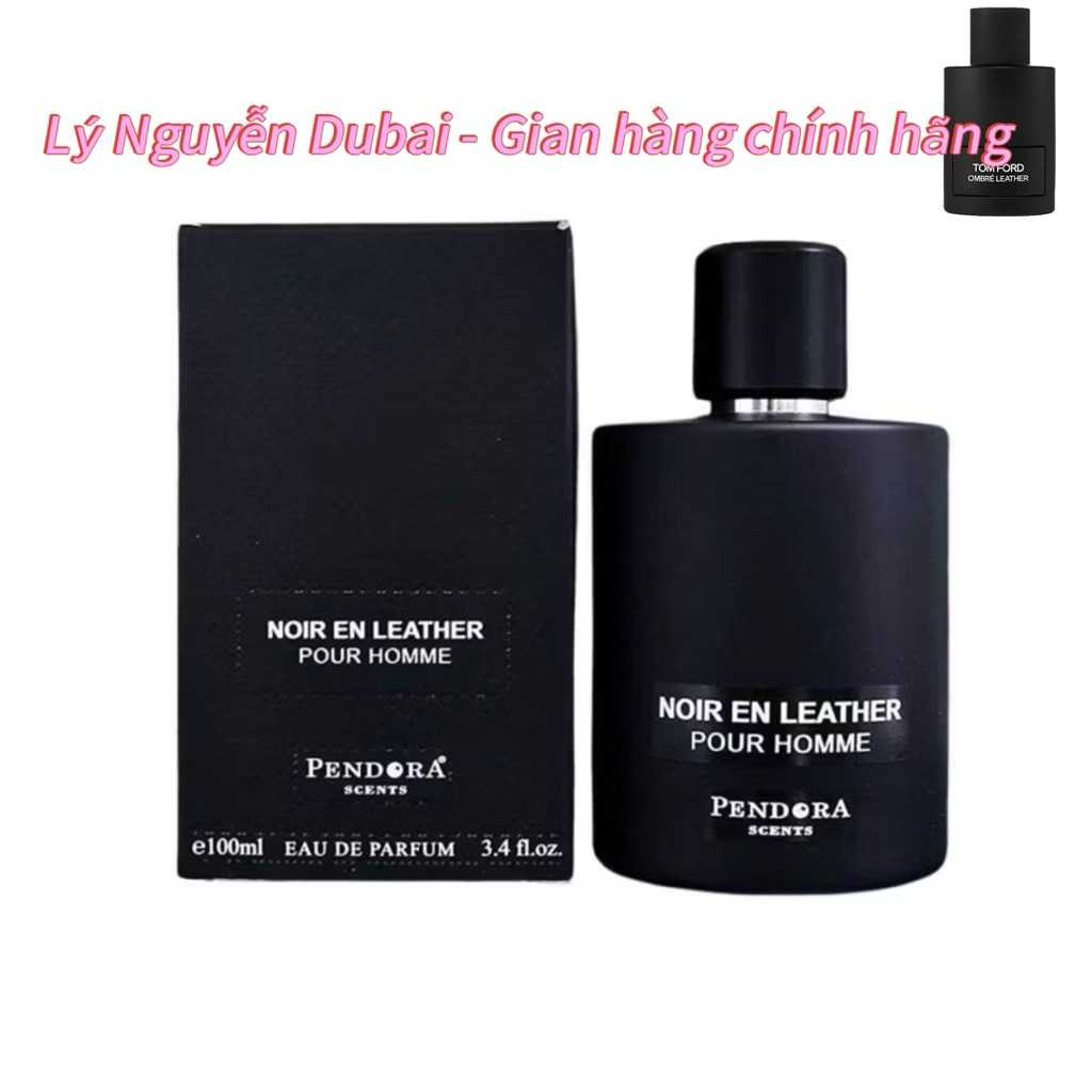 [ CHAI FULL 100ML CHÍNH HÃNG] Nước hoa Dubai Unisex Noir En Leather Pour Homme hương da thuộc, sang 
