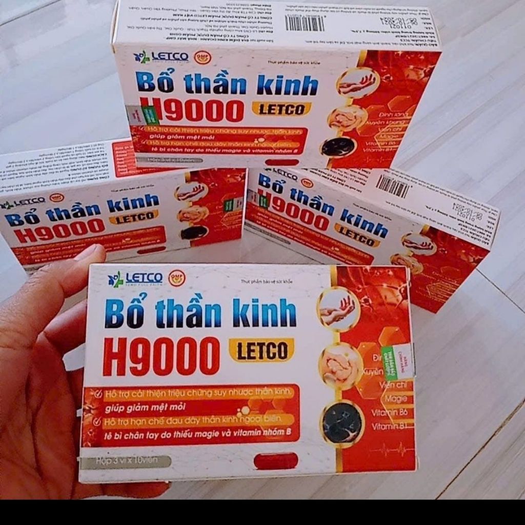 BỔ THẦN KINH H9000 LETCO – “SẠCH MỆT MỎI, KHỎE THẦN KINH”