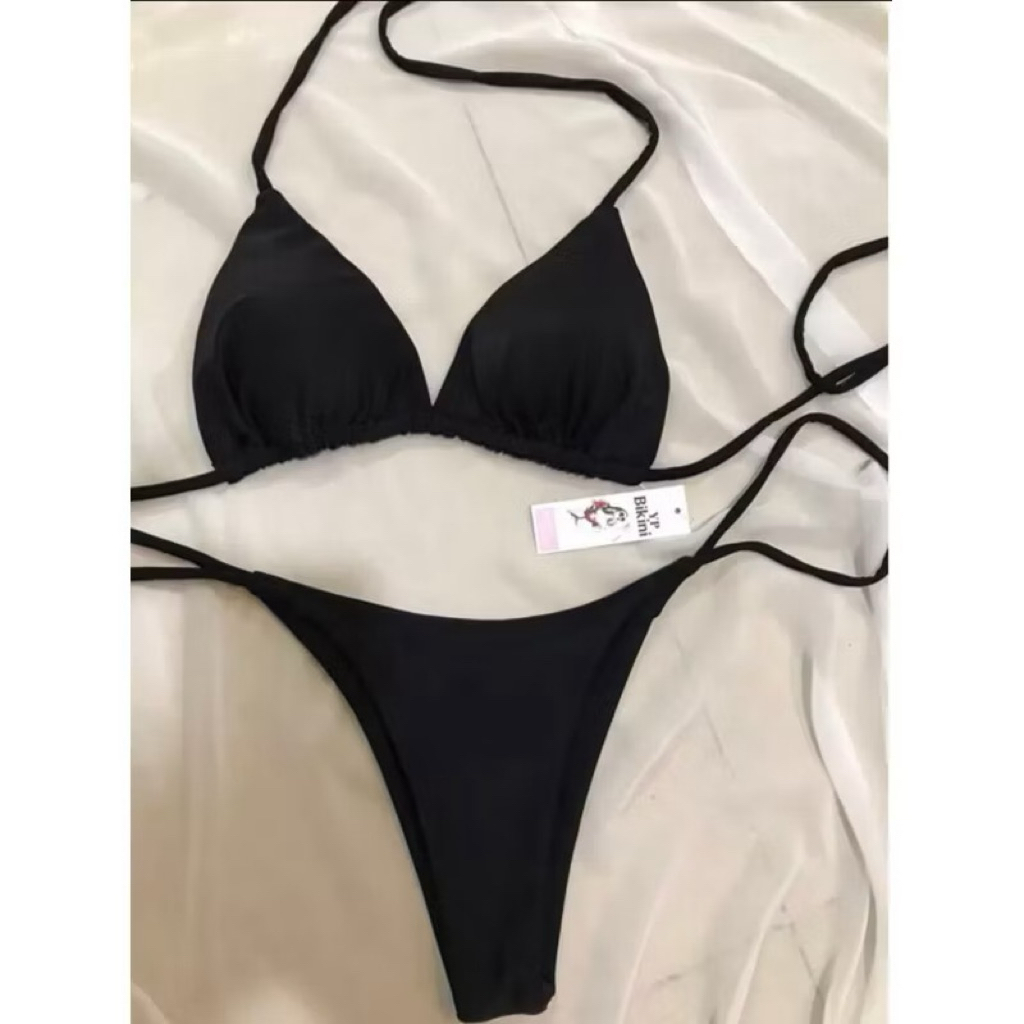 Bikini 2 mảnh áo tam giác buộc dây quần ship luồn nhỏ . Hàng cao cấp( Che tên . sẵn hàng) | BigBuy360 - bigbuy360.vn