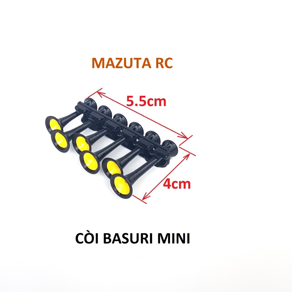  Còi Basuri Đồ Chơi Còi Basuri trang trí xe RC 