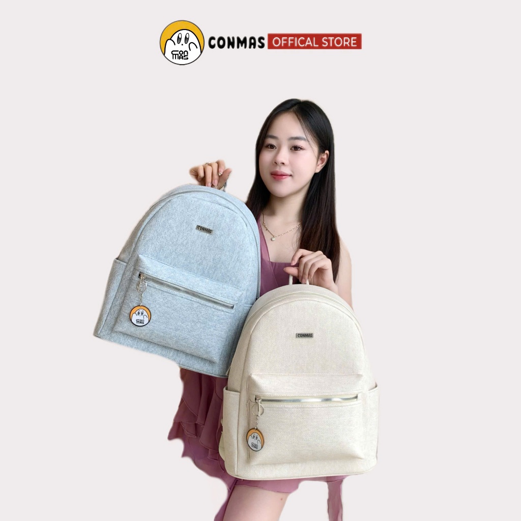 Balo CONMAS BRAND - Lumi 3 backpack balo da pu cao cấp, đi học đi chơi xinh xắn | BigBuy360 - bigbuy360.vn