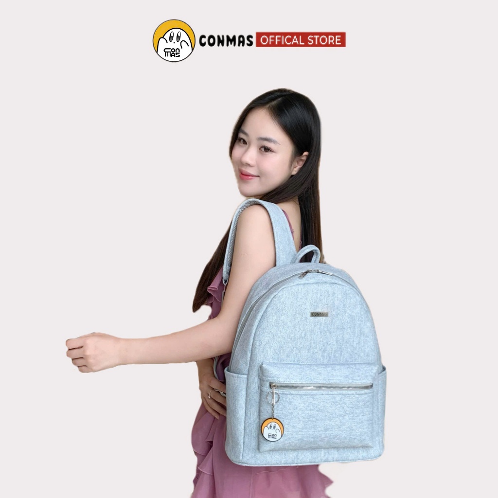 Balo CONMAS BRAND - Lumi 3 backpack balo da pu cao cấp, đi học đi chơi xinh xắn | BigBuy360 - bigbuy360.vn