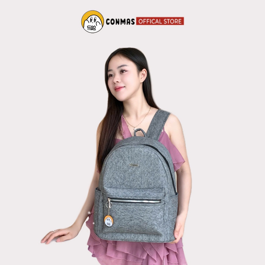 Balo CONMAS BRAND - Lumi 3 backpack balo da pu cao cấp, đi học đi chơi xinh xắn | BigBuy360 - bigbuy360.vn