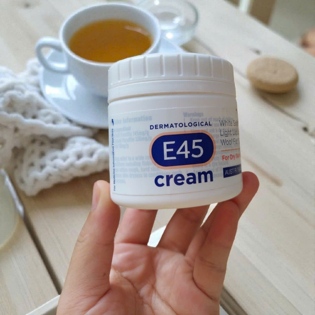 Kem Dưỡng Ẩm E45 Dermatological Cream 125g Chăm Sóc Da Khô Thiếu Ẩm Phù Hợp Da Nhạy Cảm