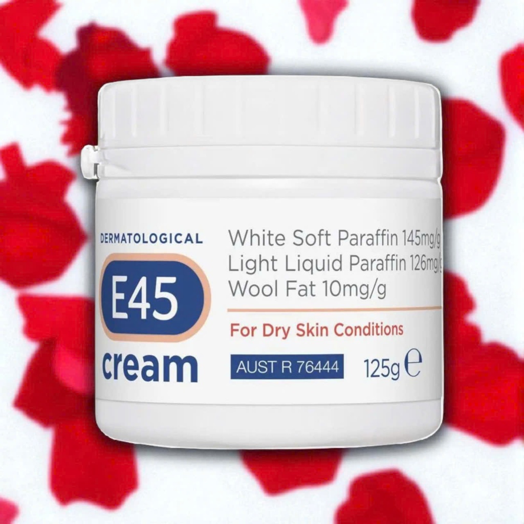 Kem Dưỡng Ẩm Da E45 Dermatological Cream 125g Kết Cấu Dịu Nhẹ Dùng Hàng Ngày Cho Mọi Loại Da