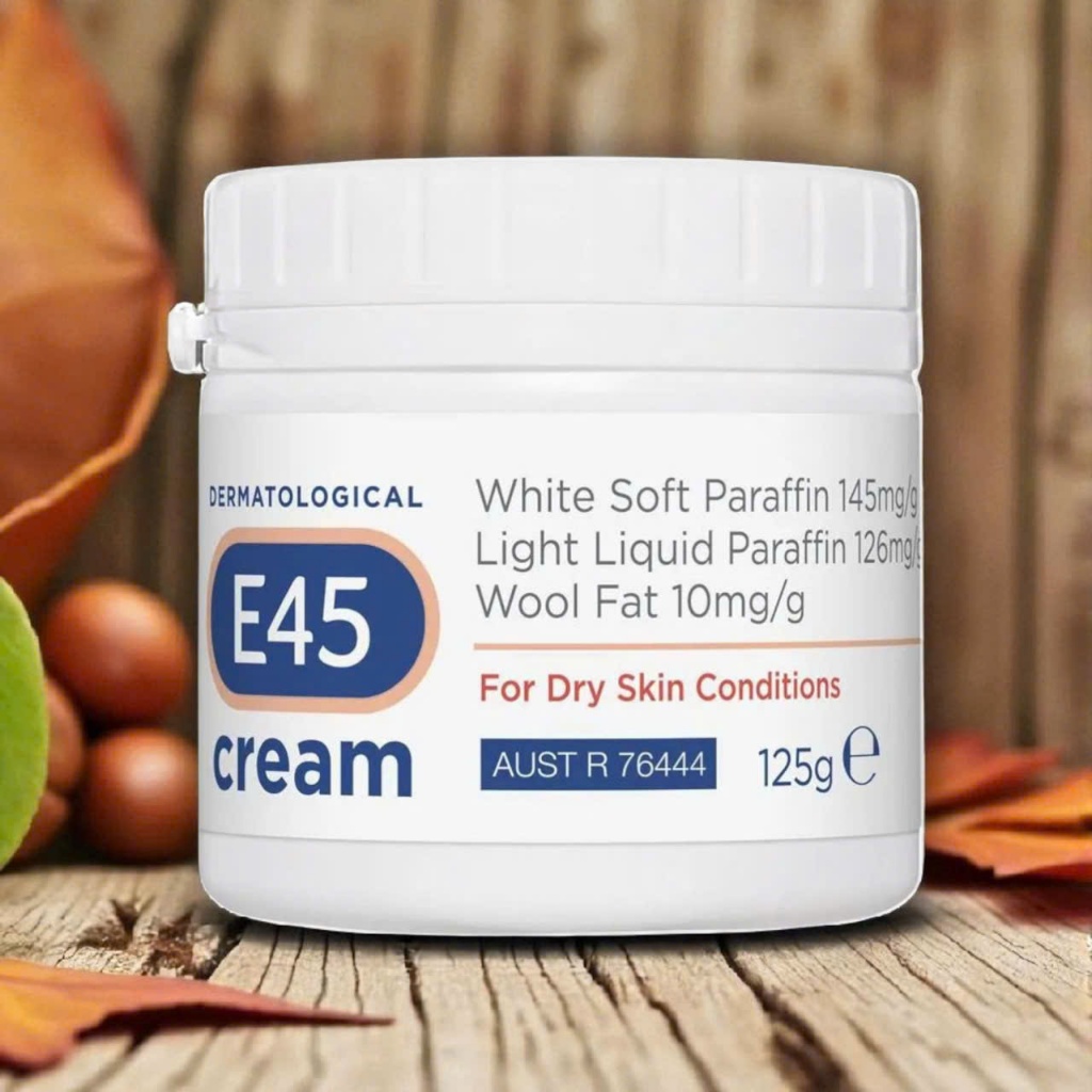 E45 Dermatological Cream 125g Kem Dưỡng Ẩm Cao Cấp Cho Da Khô Nhạy Cảm