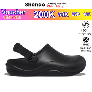  Giày Clog Nam Nữ Suke Thoải Mái Sục Nhựa Đúc Đi Mưa Shondo Nhiều Màu SUK1010 