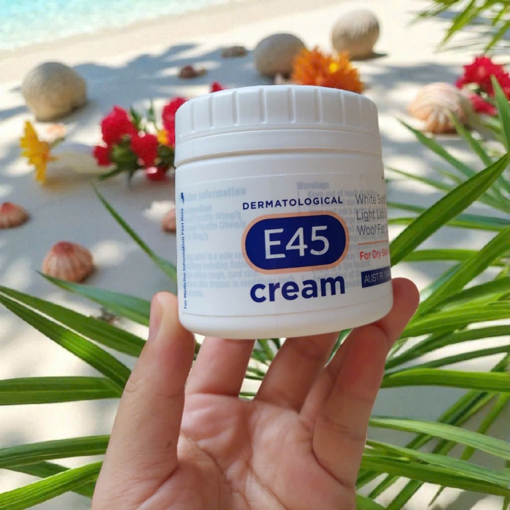 Kem Dưỡng Ẩm Toàn Thân E45 Dermatological Cream 125g Dùng Cho Mặt Và Cơ Thể Da Khô