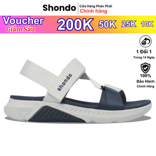  Giày Sandals Nam Nữ Shondo F7 Racing Xăng Đan Thể Thao Đế Cao 5Cm Êm Nhẹ Bền Chắc Phối Màu Xám Rêu Xanh Dương Chính Hãng 