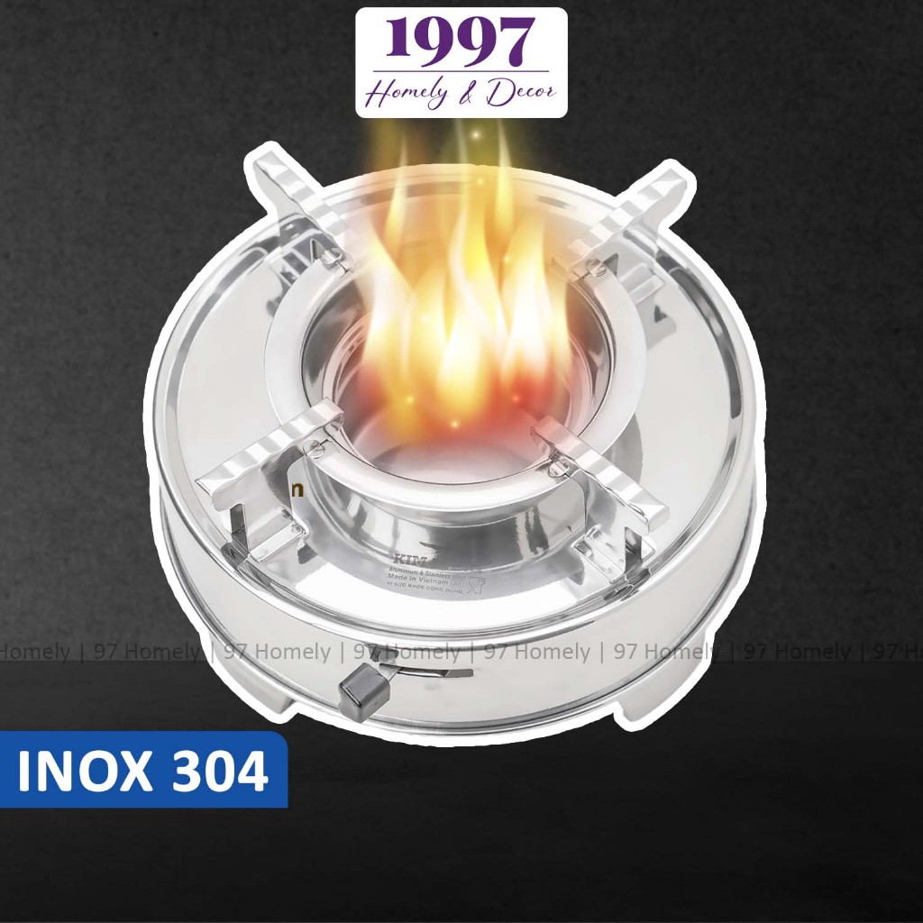 Bếp Cồn Khô Inox 304 97Homely Chống Han Gỉ Có Điều Chỉnh Lửa Cao Cấp DT251001301