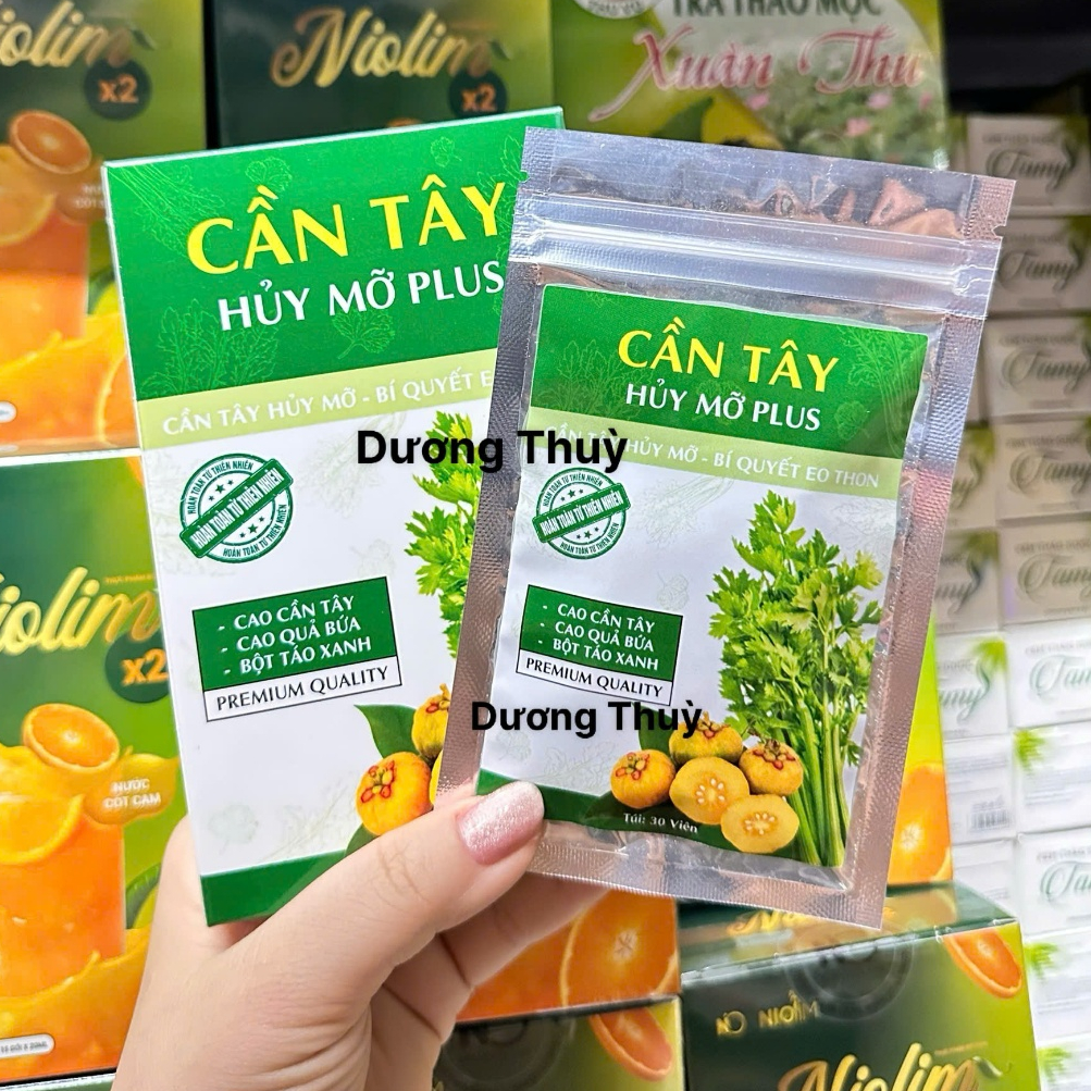 Cần Tây Hủy Mỡ Plus - Bí Quyết Eo Thon giải pháp vàng lấy lại vóc dáng, giảm mỡ thần tốc, đào thải mỡ thừa hiệu quả