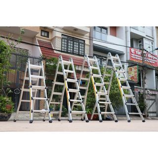 Thang nhôm rút lồng Hàn Quốc Poongsan PS-43, PS-44, PS-45, PS-46 | Thang nhôm chính hãng