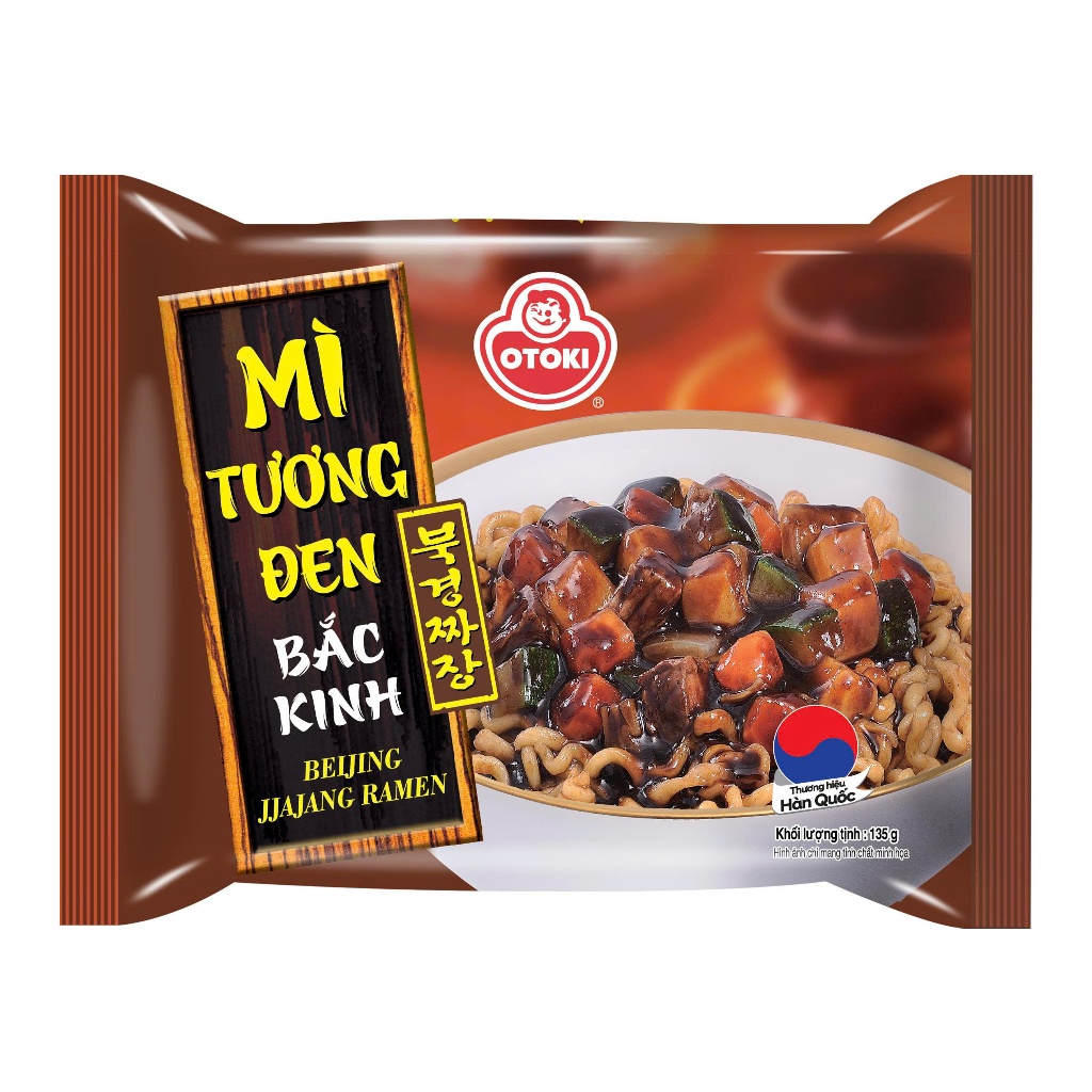 Combo 5 gói mì trộn tương đen  OTOKI (OTTOGI CŨ)135g