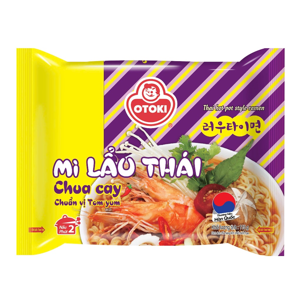 Mì lẩu Thái Hàn Quốc Otoki (Ottogi cũ) 115g