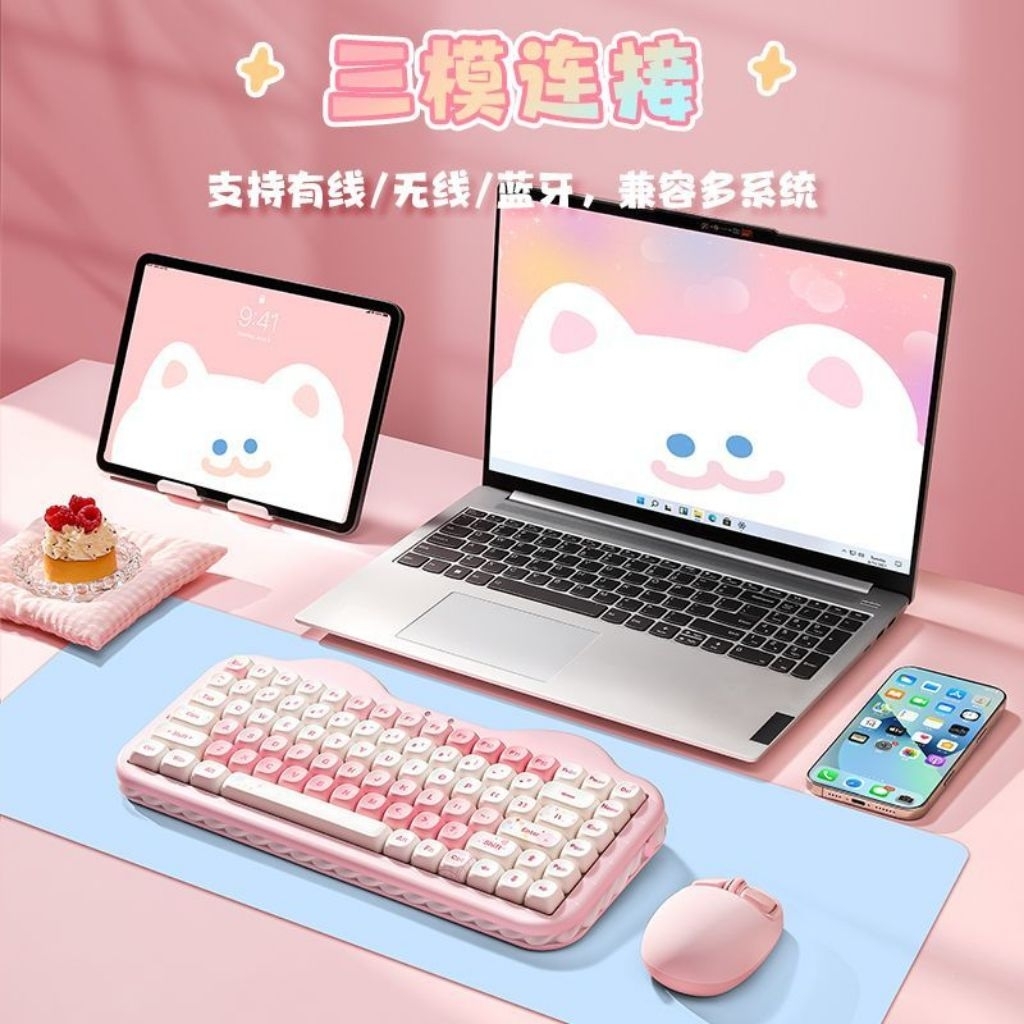 Bàn Phím Cơ Không Dây Yunzii C75 / Yunzii C98 Led Viền RGB 3Mode Kết Nối Hỗ trợ MacOS | BigBuy360 - bigbuy360.vn