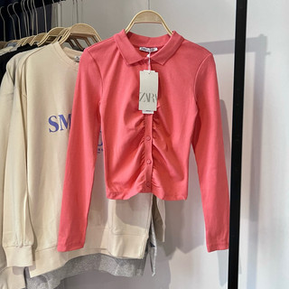 [ SALE] Áo thun gân dài tay Polo ZARA authentic