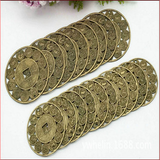 Set 2 Đồng Xu 12 Con Giáp Size To Phong Thủy