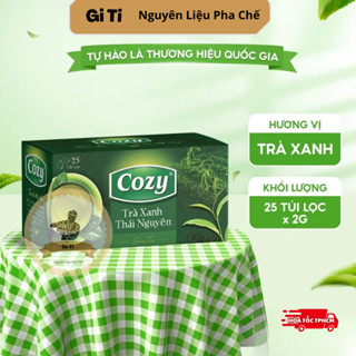  Trà Xanh Cozy Thái Nguyên Túi Lọc | Cozy Trà Xanh 25 Túi 