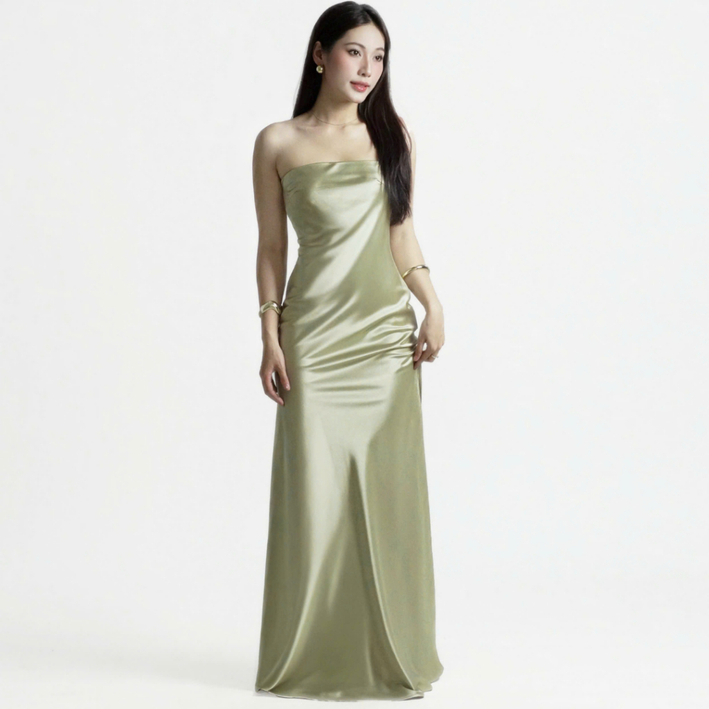 Đầm Lụa Cúp Bo Chun Form Dài Xẻ Tà Đầm Lụa Cúp Bo Chun Form Dài Xẻ Tà Dự Tiệc NV758 Váy Lụa Sang Chảnh Tôn Dáng Gợi Cảm, | BigBuy360 - bigbuy360.vn