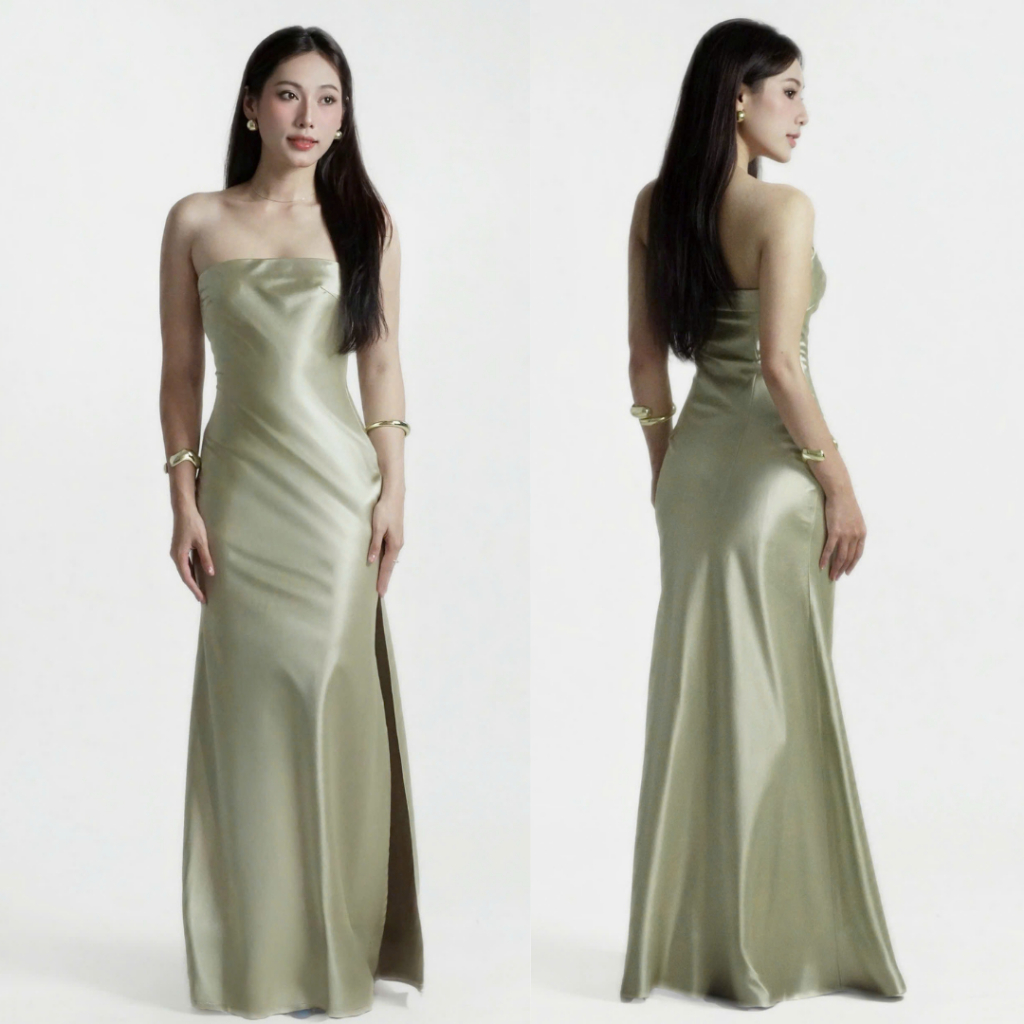 Đầm Lụa Cúp Bo Chun Form Dài Xẻ Tà Đầm Lụa Cúp Bo Chun Form Dài Xẻ Tà Dự Tiệc NV758 Váy Lụa Sang Chảnh Tôn Dáng Gợi Cảm, | BigBuy360 - bigbuy360.vn