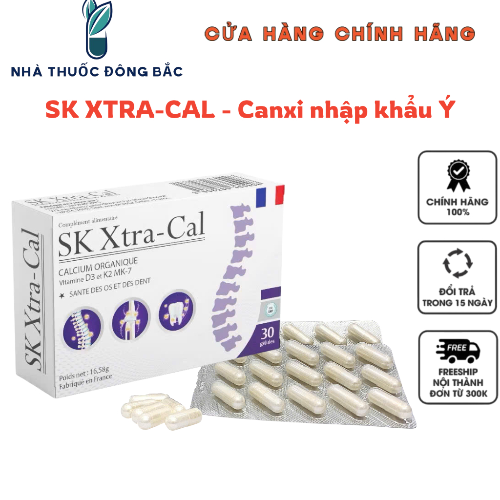 SK XTRA-CAL - Canxi nhập khẩu Ý