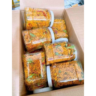 Hủ 500gr khô gà lá chanh (giao nhanh tphcm)