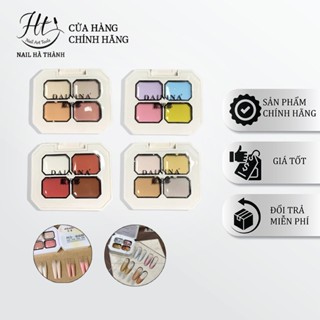  Set gel dặm ombre 4 ô chất gel đặc mướt lên màu chuẩn khay siêu xinh 