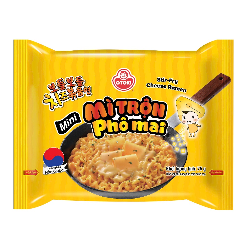 Mì Trộn Phô Mai Ottogi Mini 75g  OTOKI (OTTOGI CŨ)