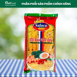 Mì Xào Cao Cấp Safoco 500g – Sợi Dai Ngon, Không Bở, Đạt Chuẩn ISO – Mì Trứng Khô Dễ Chế Biến