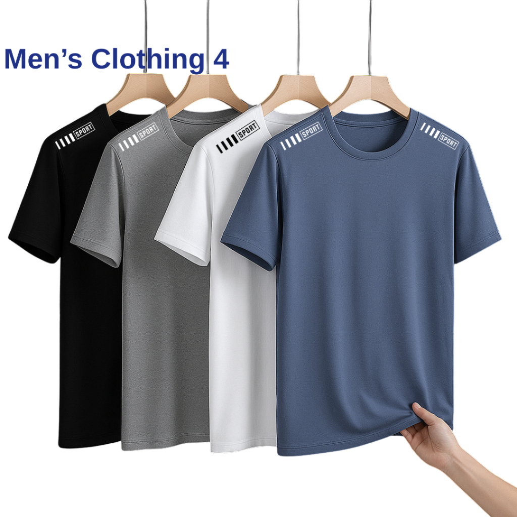 COMBO 5 Áo thun nam BASIC cổ tròn