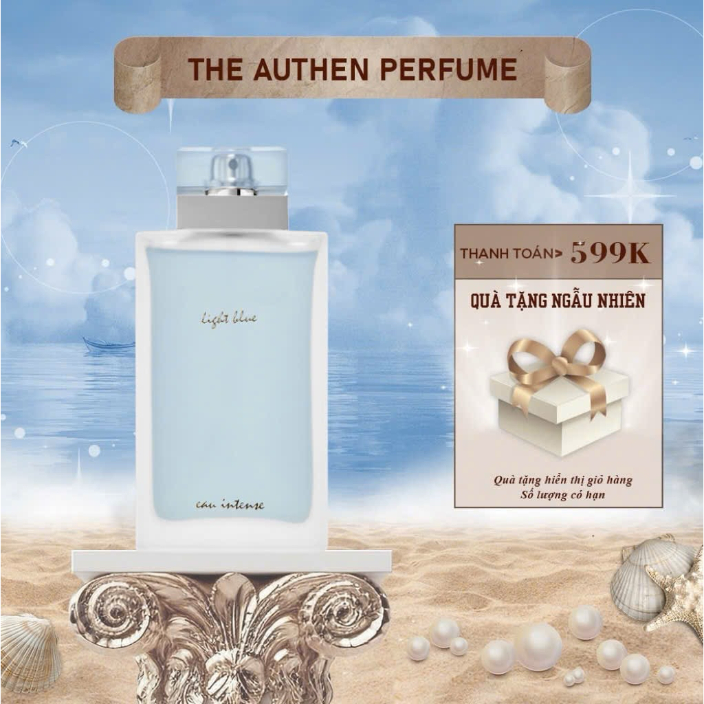 10ml Light Blue Eau Intense - Nước hoa nữ | The Authen Perfume