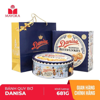  SALE CỰC SỐC - BÁNH DANISA HỘP THIẾC SIZE LỚN 454G-681G  DATE 3 2026  