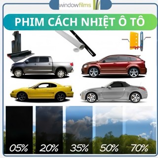  Phim cách nhiệt 3.M ô tô xe 4-7 chỗ và VF3{Gói tiết kiệm Cắt theo xe} cản tia uv chống nóng hiệu quả 