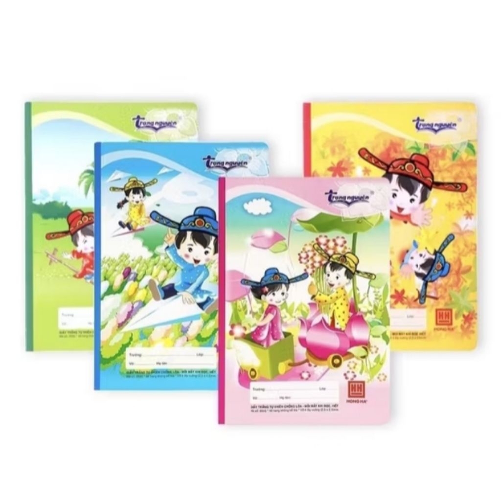 Lốc 5cuốn/10 cuốn Vở 4 ô ly Hồng Hà Cao Cấp 48 trang Chân dung Trạng nguyên (0563) giấy dày - viết ê