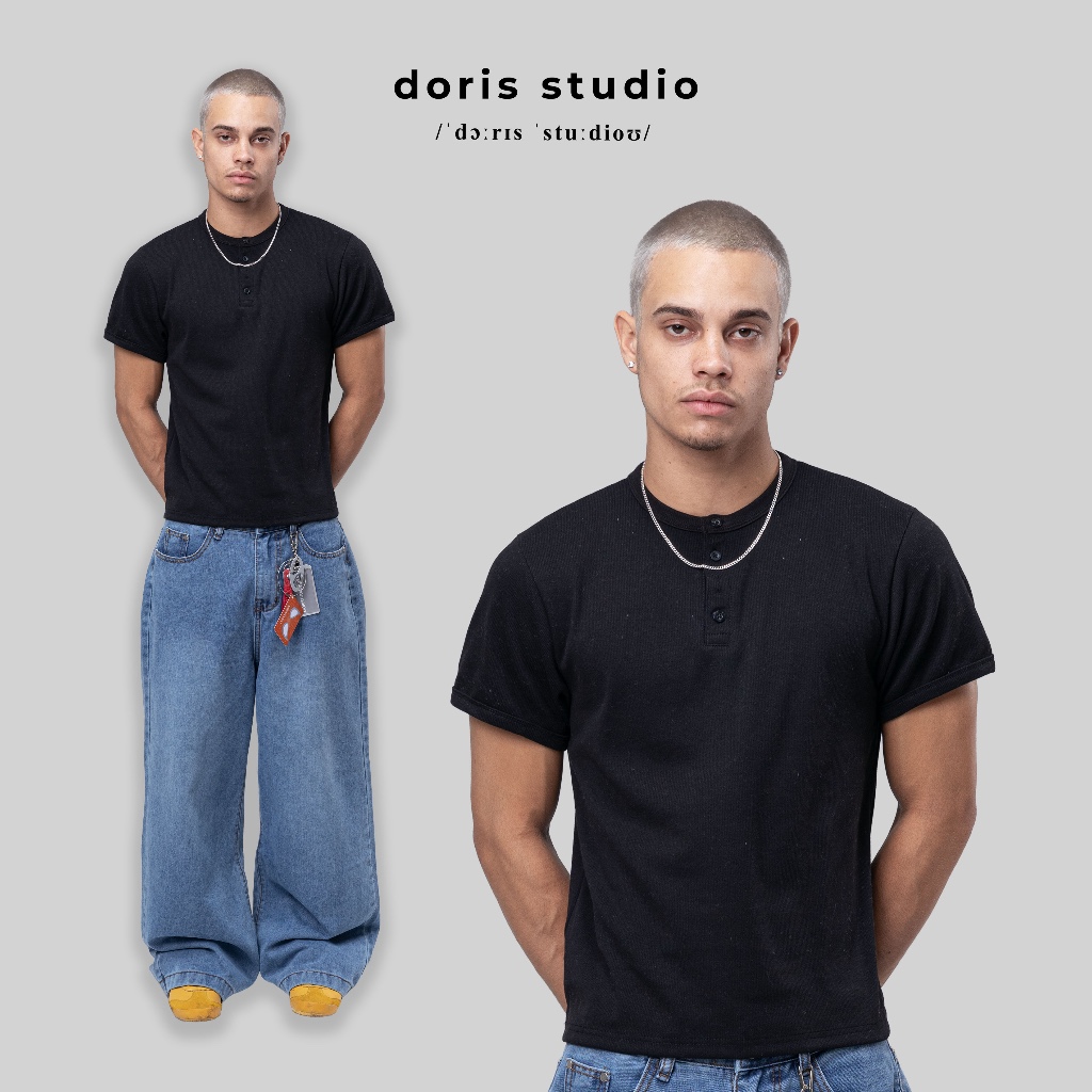 [Deal mở bán] Doris / Áo thun gân body basic Doris/ 2 phân loại