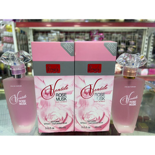 NƯỚC HOA VENTILO  ROSE  MUSK  (90ML)