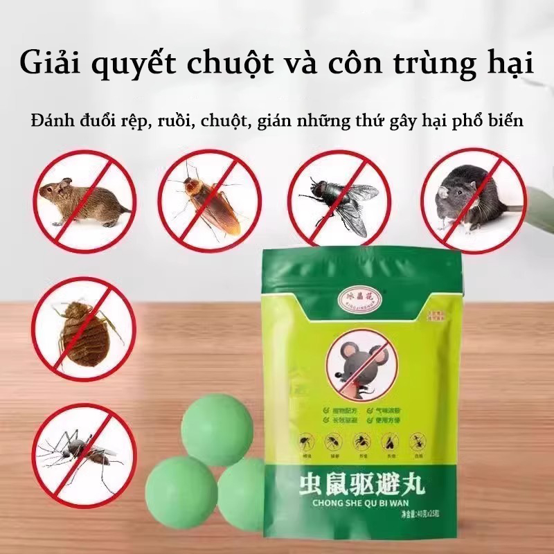 Băng Phiến Đuổi Chuột CÔNG NGHỆ MỚI - Hiệu Quả Mạnh, Bảo Vệ 12 Tháng. An Toàn, Không Độc, Cho Nhà Bếp, Kho Hàng