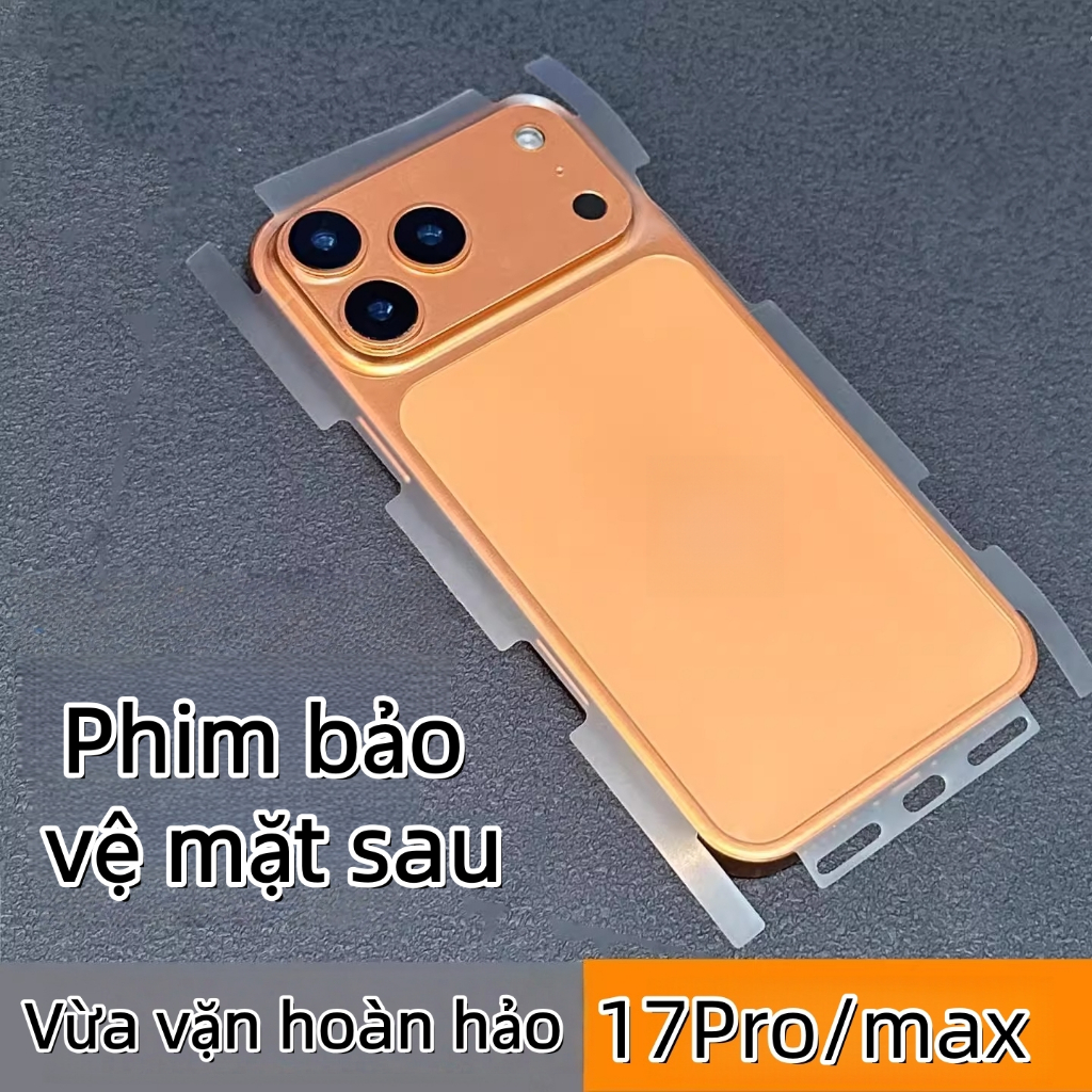 Dán chống vân tay PPF Full lưng và viền cho iphone 17 16 15 14 13 12 pro max 17Air