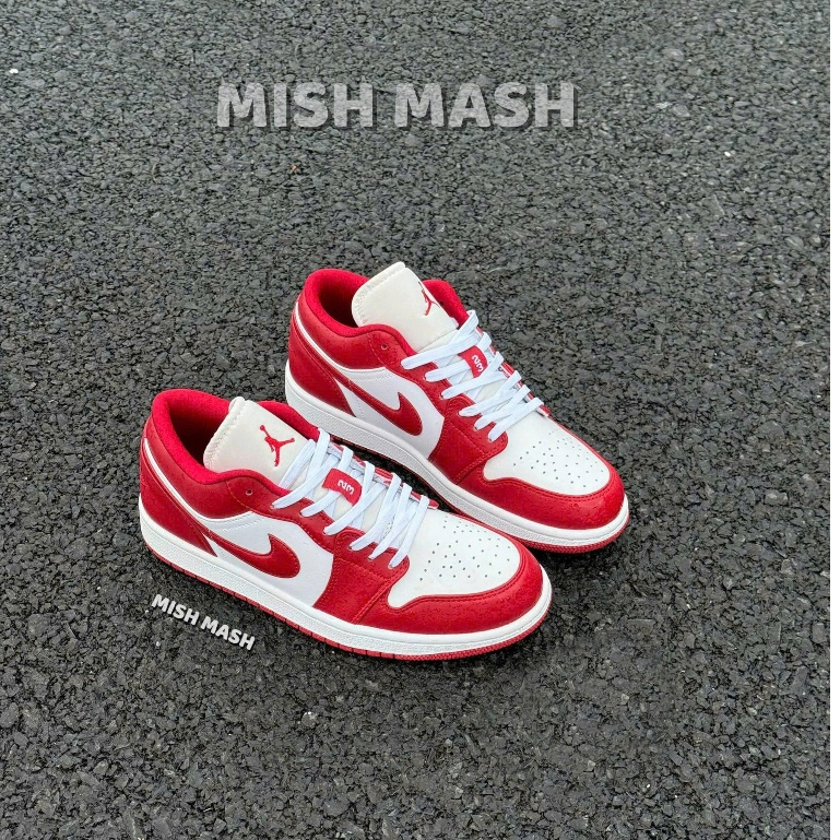 Giày Nike Air Jordan 1 Low Chicago – Đỏ Trắng Huyền Thoại