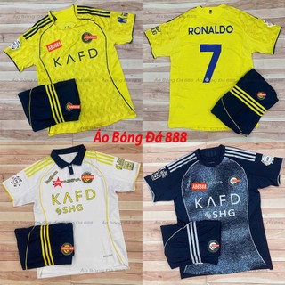  Bộ Quần Áo Bóng Đá CLB Al Nassr 2025 Áo Đá Banh Ronaldo - Vải Polyester Gai Thái Cao Cấp 