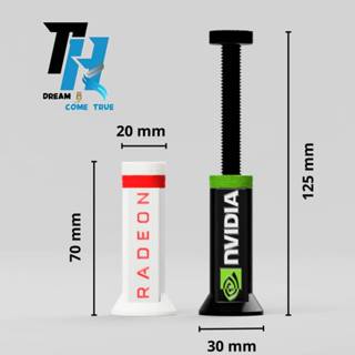Gá Đỡ VGA In 3D PETG – Phiên Bản NVIDIA / AMD Radeon – Có Thể Điều Chỉnh Linh Hoạt (70–125mm)