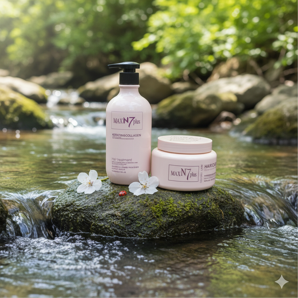 ✨ Hấp Ủ Tóc MAX N7 Plus Keratin Collagen 🌸 Phục Hồi Tóc Hư Tổn – Mềm Mượt 💯 Hàng Chính Hãng