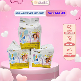 Bỉm quần người già Miobuss, chống tràn 360 độ đủ size từ 35 đến 75kg