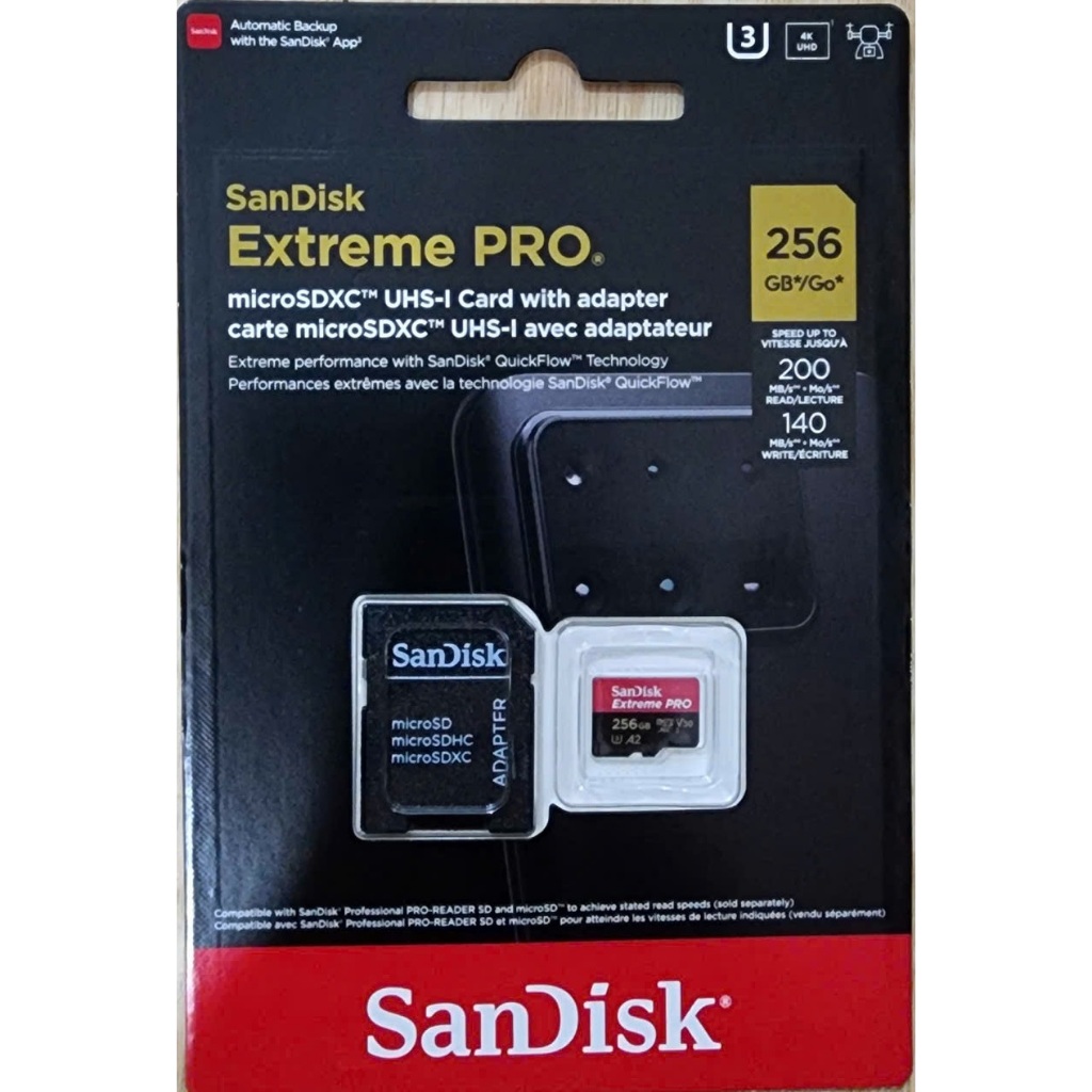 Thẻ nhớ MicroSD Sandisk Extreme Pro 200 MB/s 256GB