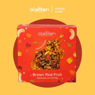  Hộp 10 Túi 25g Thanh Gạo Lứt Mix Hạt Ngũ Cốc & Trái Cây - Brown Rice Fruit 