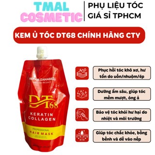 Hấp phục hồi tóc hư tổn COLLAGEN DT68 CAO CẤP