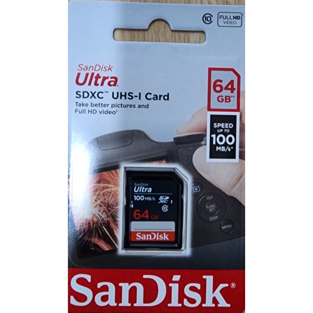 Thẻ nhớ SDXC SanDisk Ultra 100 MB/s 64GB