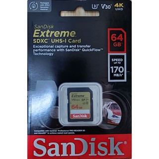  Thẻ nhớ SDXC SanDisk Extreme 64GB 