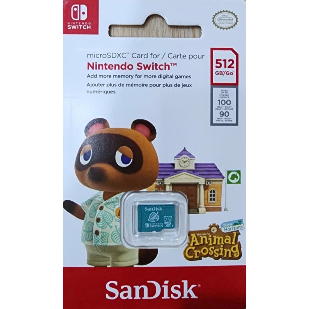 Thẻ nhớ MicroSDXC 512GB Sandisk for Nintendo Switch